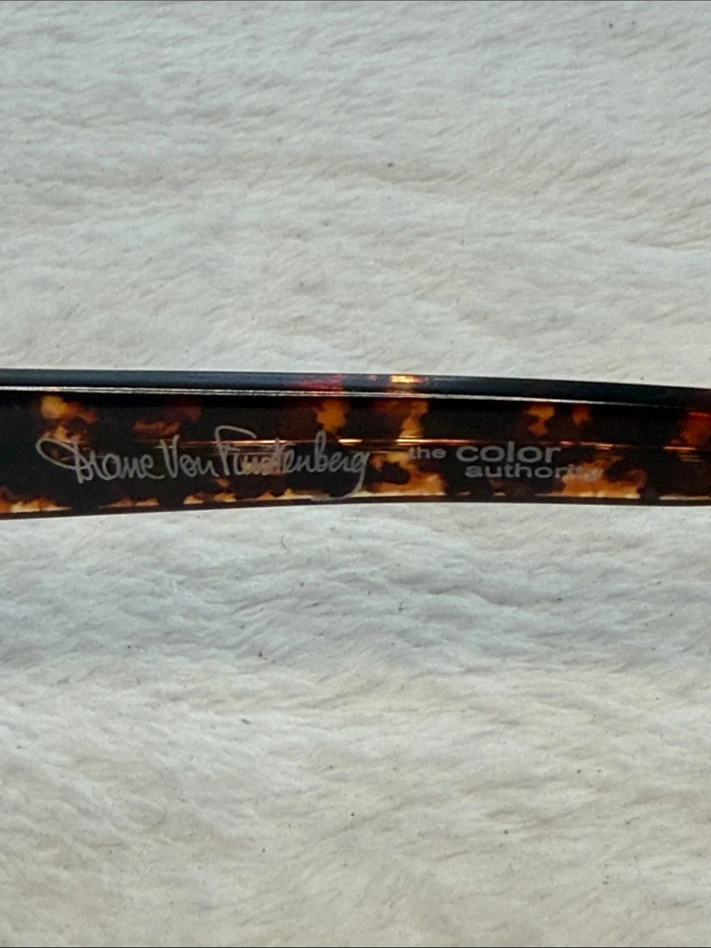 NWOT Diane Von Furstenberg Polarized The Color Authority Brown Fashion Sunglasse